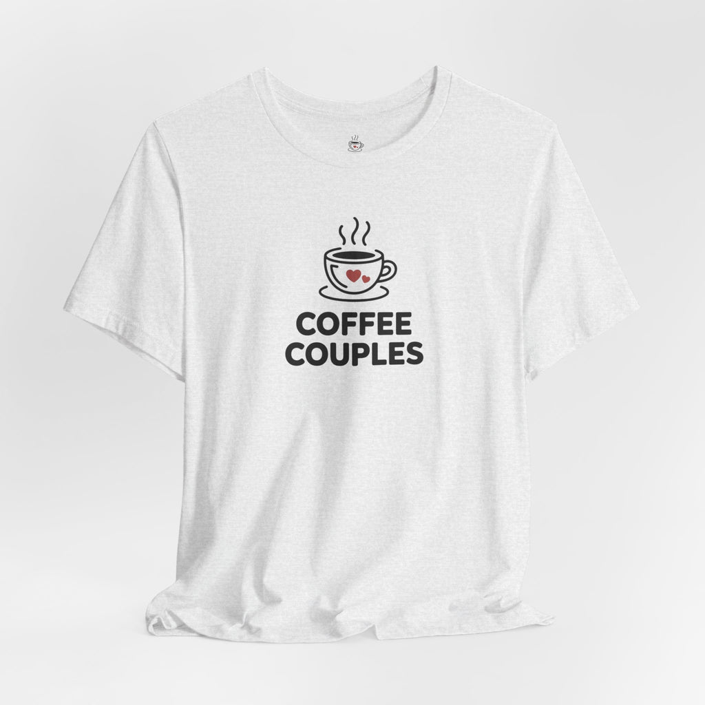 Coffee Couples Tee – Matching Cute Coffee Cup Design