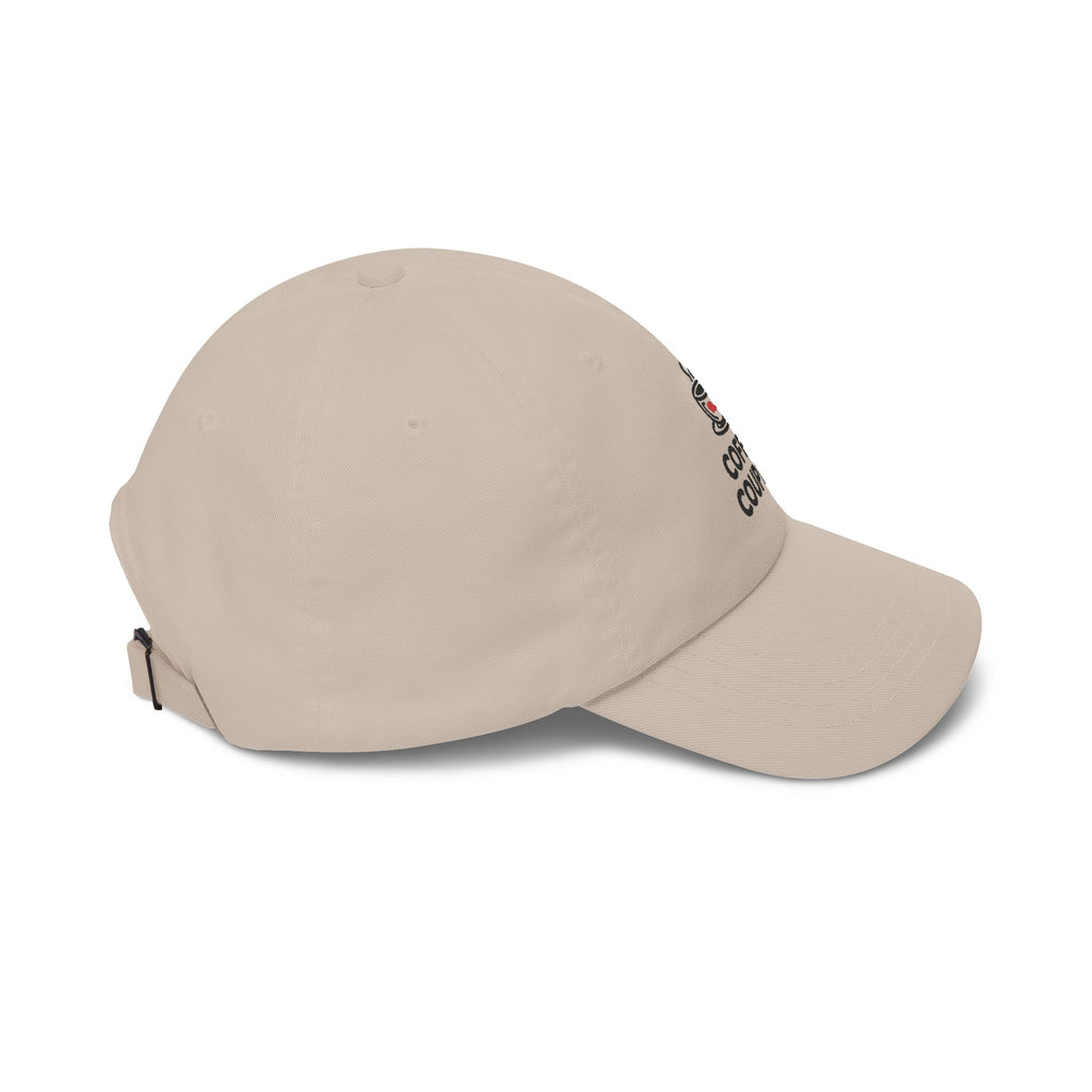 Coffee Couples Dad Cap – Embroidered Coffee Cup Hat for Couples, Cute Matching Gift
