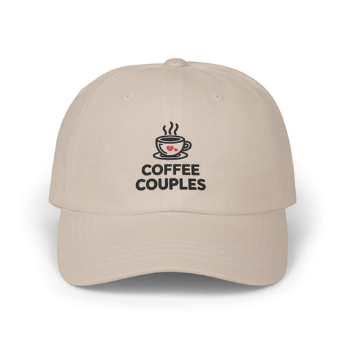 Coffee Couples Dad Cap – Embroidered Coffee Cup Hat for Couples, Cute Matching Gift