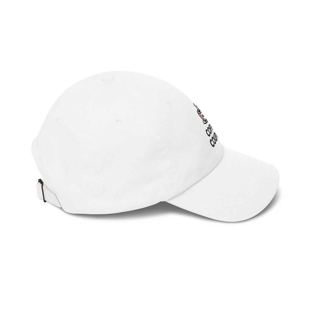 Coffee Couples Dad Cap – Embroidered Coffee Cup Hat for Couples, Cute Matching Gift
