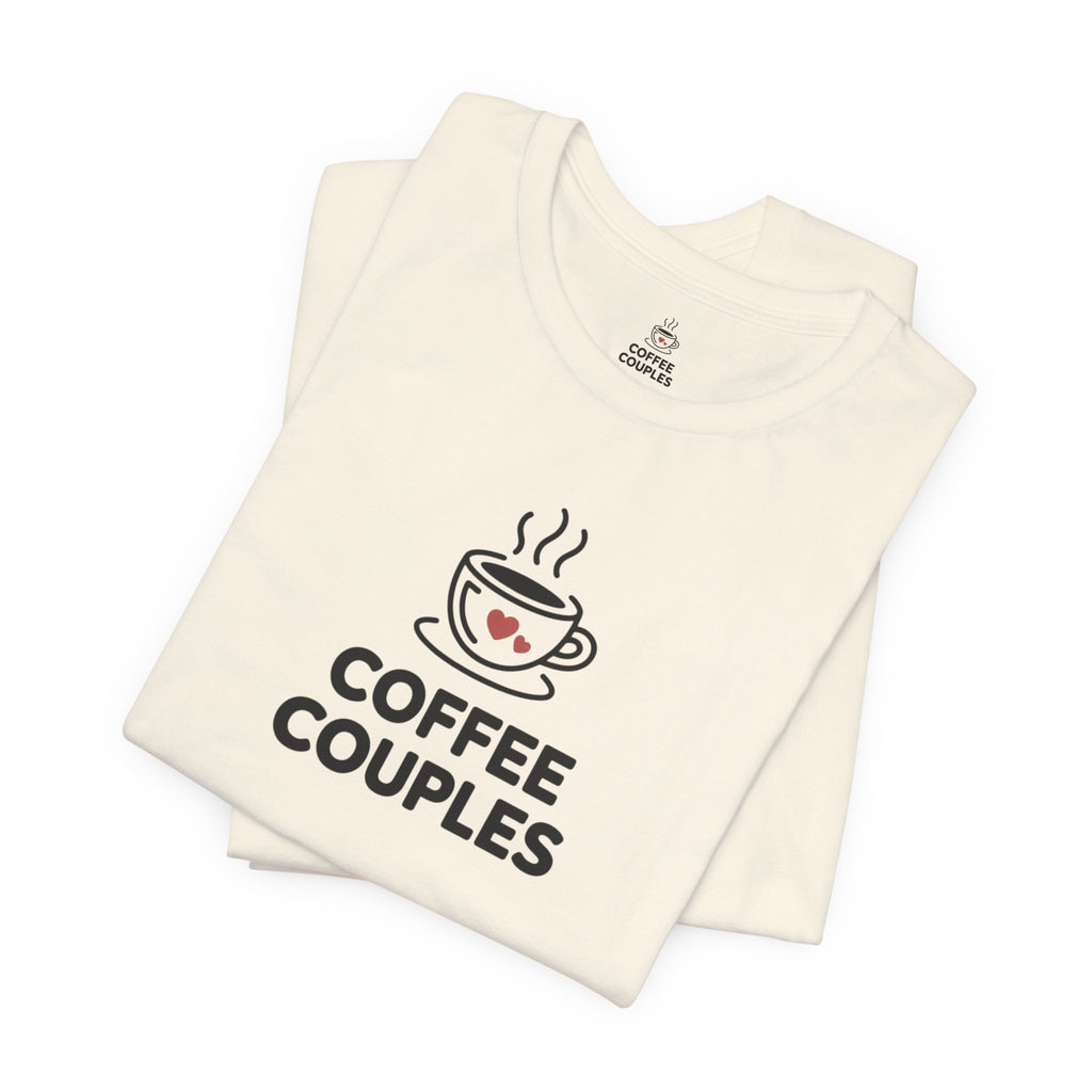Coffee Couples Tee – Matching Cute Coffee Cup Design