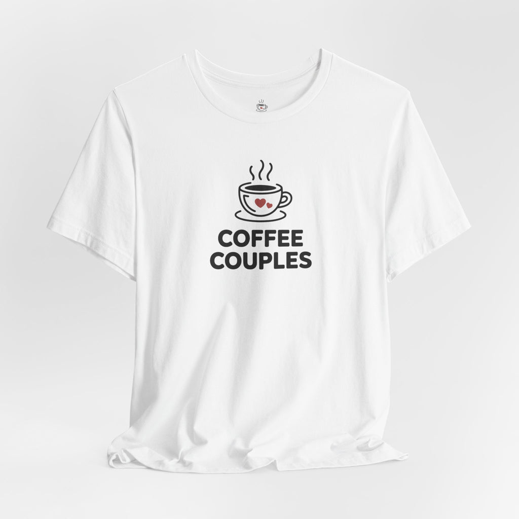 Coffee Couples Tee – Matching Cute Coffee Cup Design