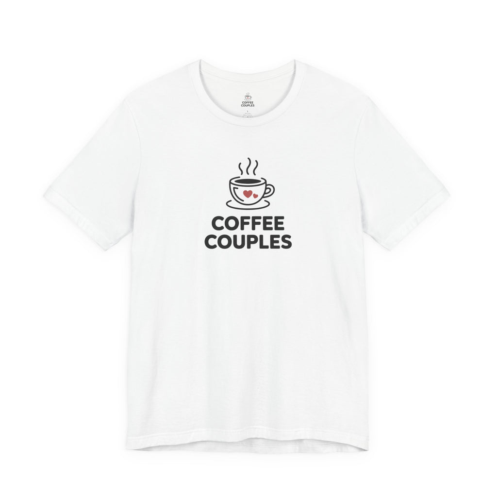 Coffee Couples Tee – Matching Cute Coffee Cup Design