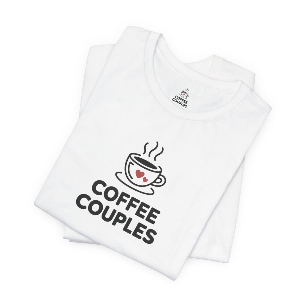 Coffee Couples Tee – Matching Cute Coffee Cup Design